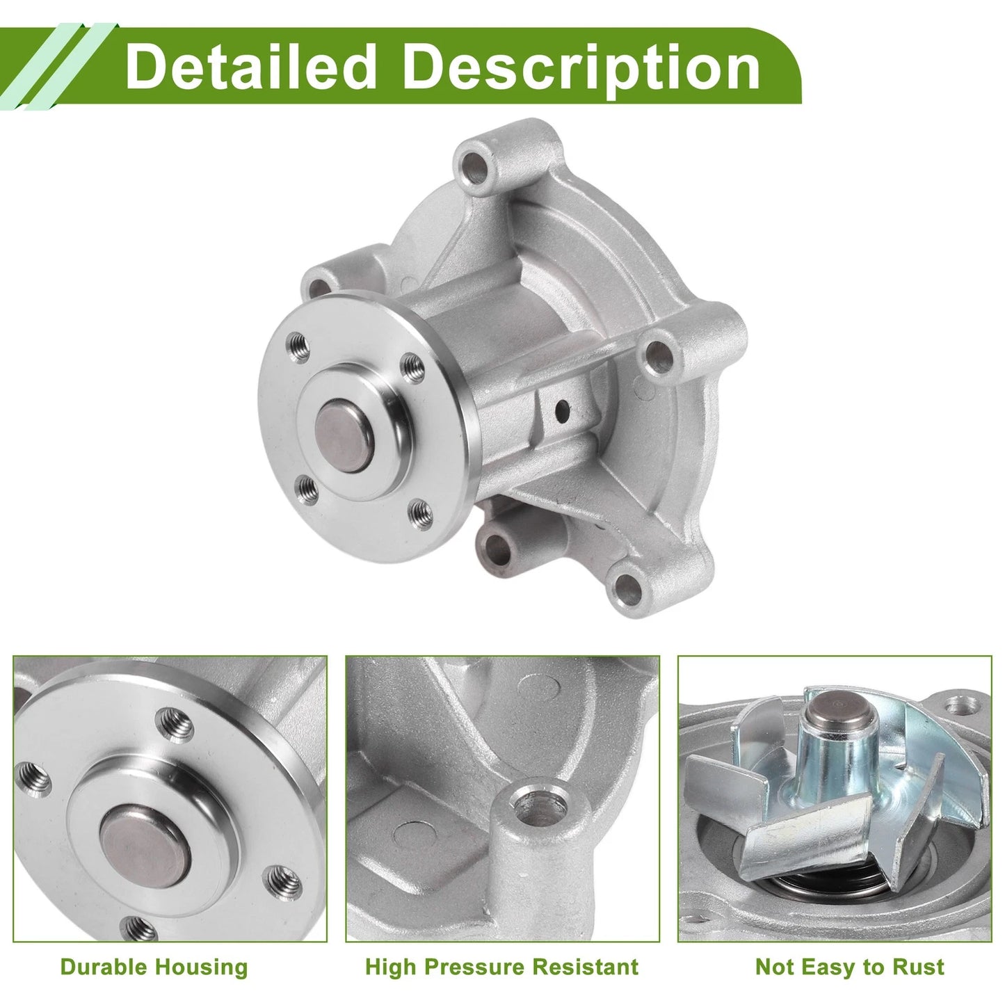 Engine Water Pump for Mercedes-Benz A-Class (2013–2018) No. 1662000320