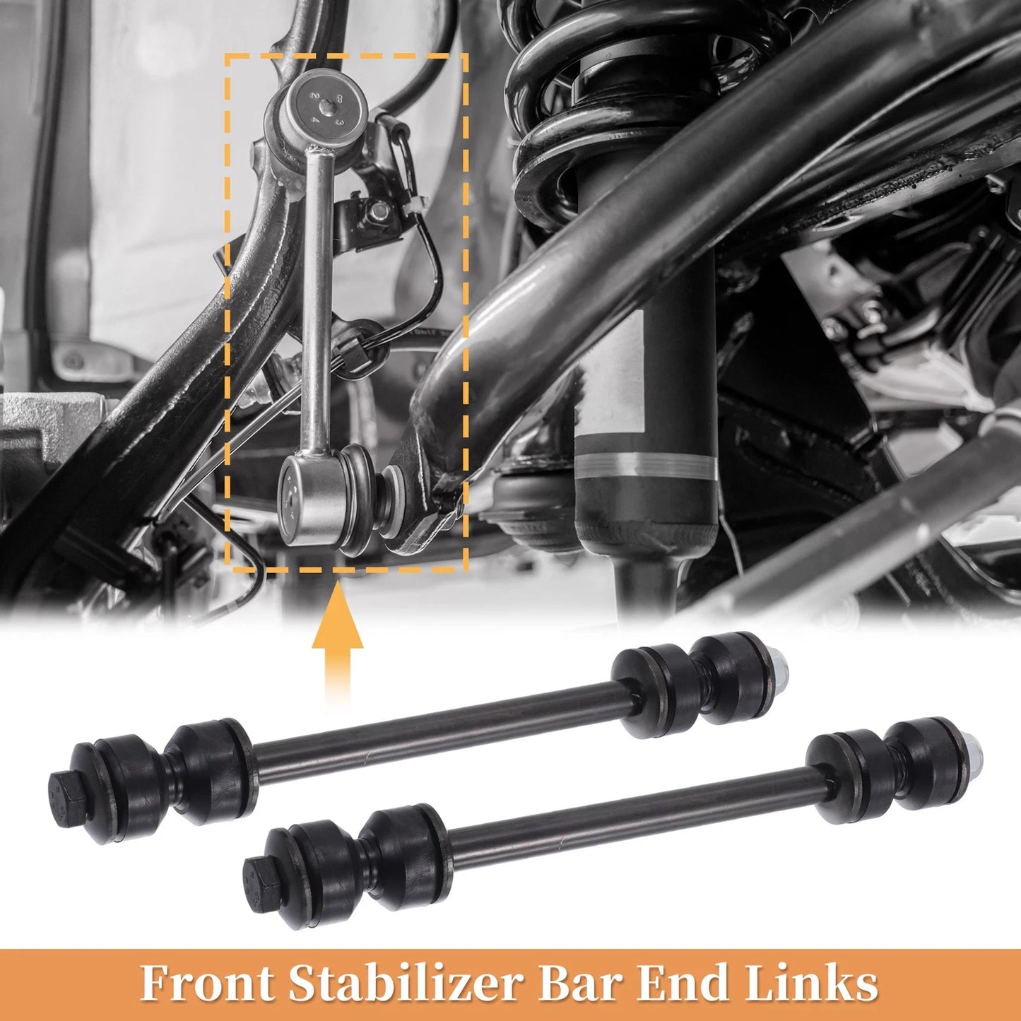 2X Front Stabilizer Sway Bar Link for Ford Ranger (1998–2011) & Dodge Ram