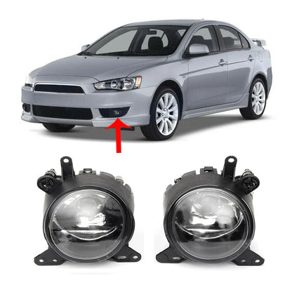 Fog Light Lamps for 2008-14 Mitsubishi Lancer () MR957361 MR957362