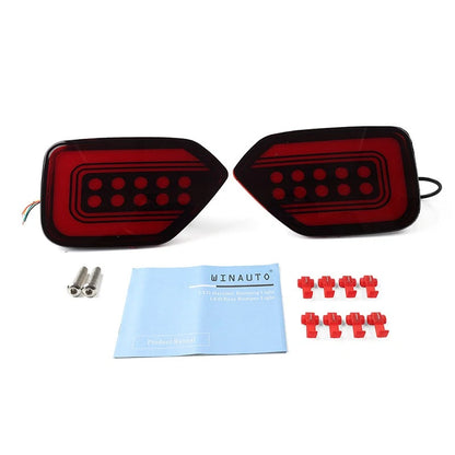 LED Rear Bumper DRL Turn Signal Brake Lamp for Subaru XV Outback (2013–2019)