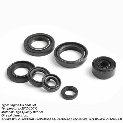 Crankshaft Engine Oil Seal for Yamaha TZM150, ZF150-2, TZR150, TZR125, TDM850