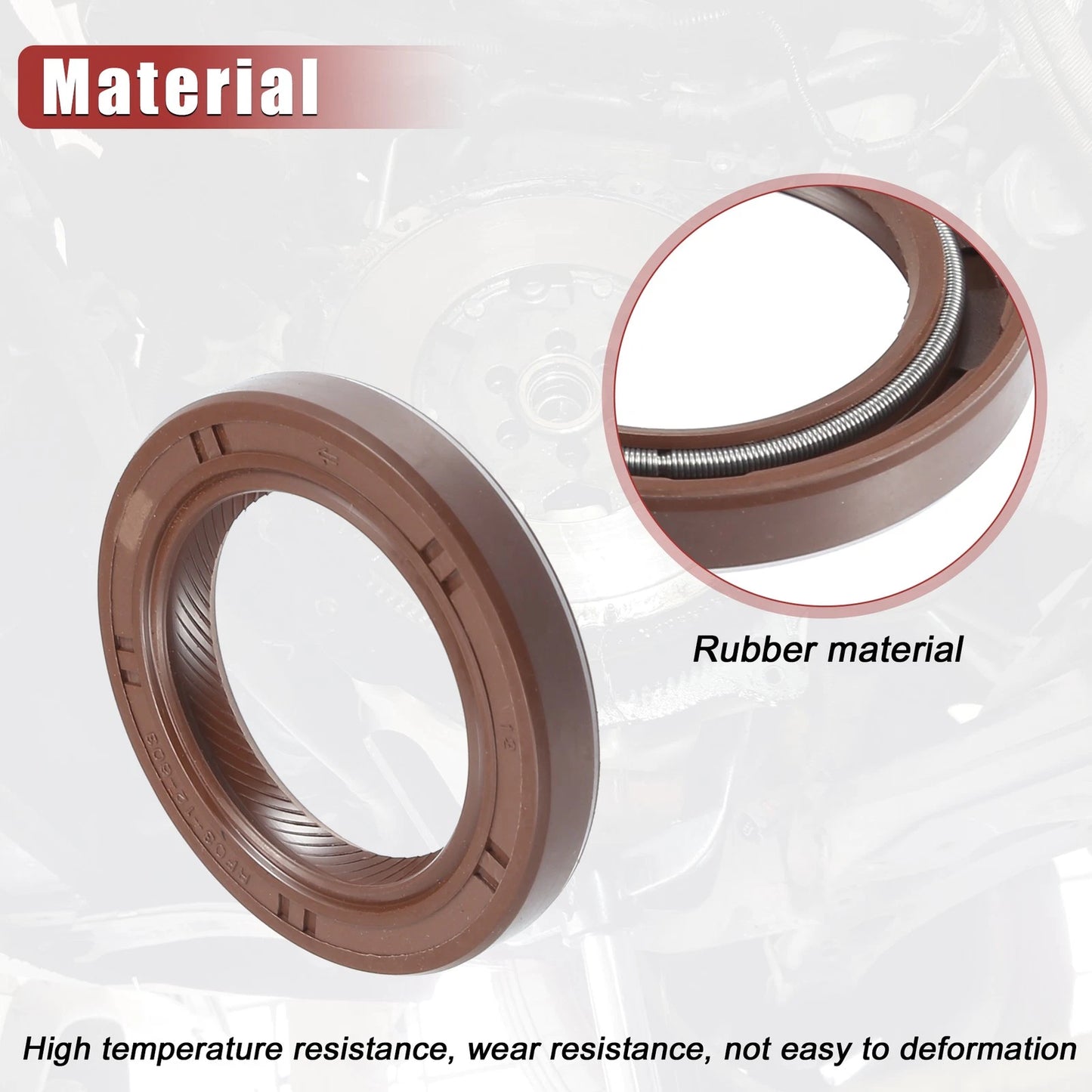2pcs Oil Pump Crankshaft Seal for Toyota Celica (1990–1997) No. 90311-32020
