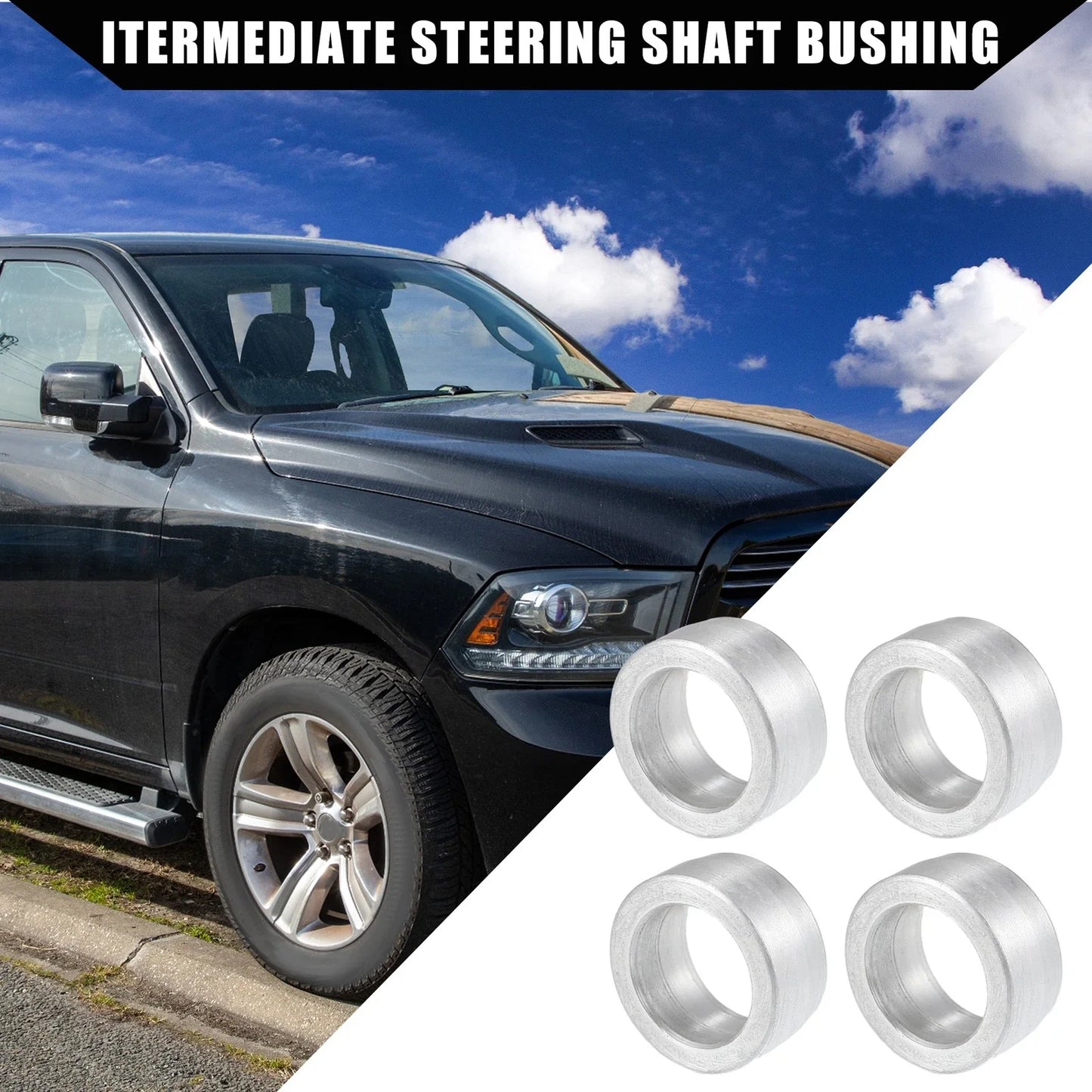 Intermediate Steering Shaft Bushings for Dodge Ram 1500 2500 (2002-2010) - 4 Pcs