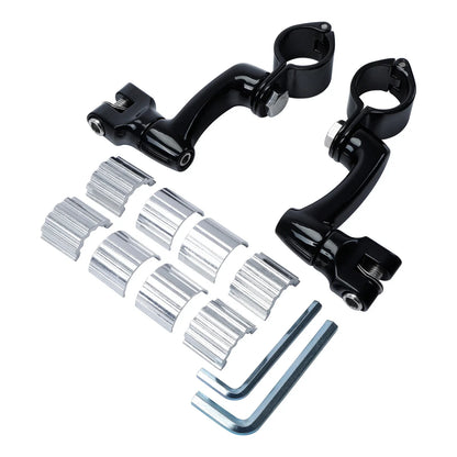 Black Highway Bar Footpegs for Harley Touring (2022-2023)