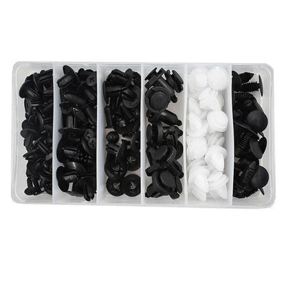 100 Pcs Push Retainer Pin Rivet Fasteners for Bumper Door Trim Panels