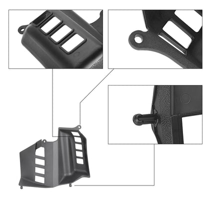 2 x Heel Guard Bar FLAP Left & Right for Yamaha Banshee YFZ350 (1990–2006)