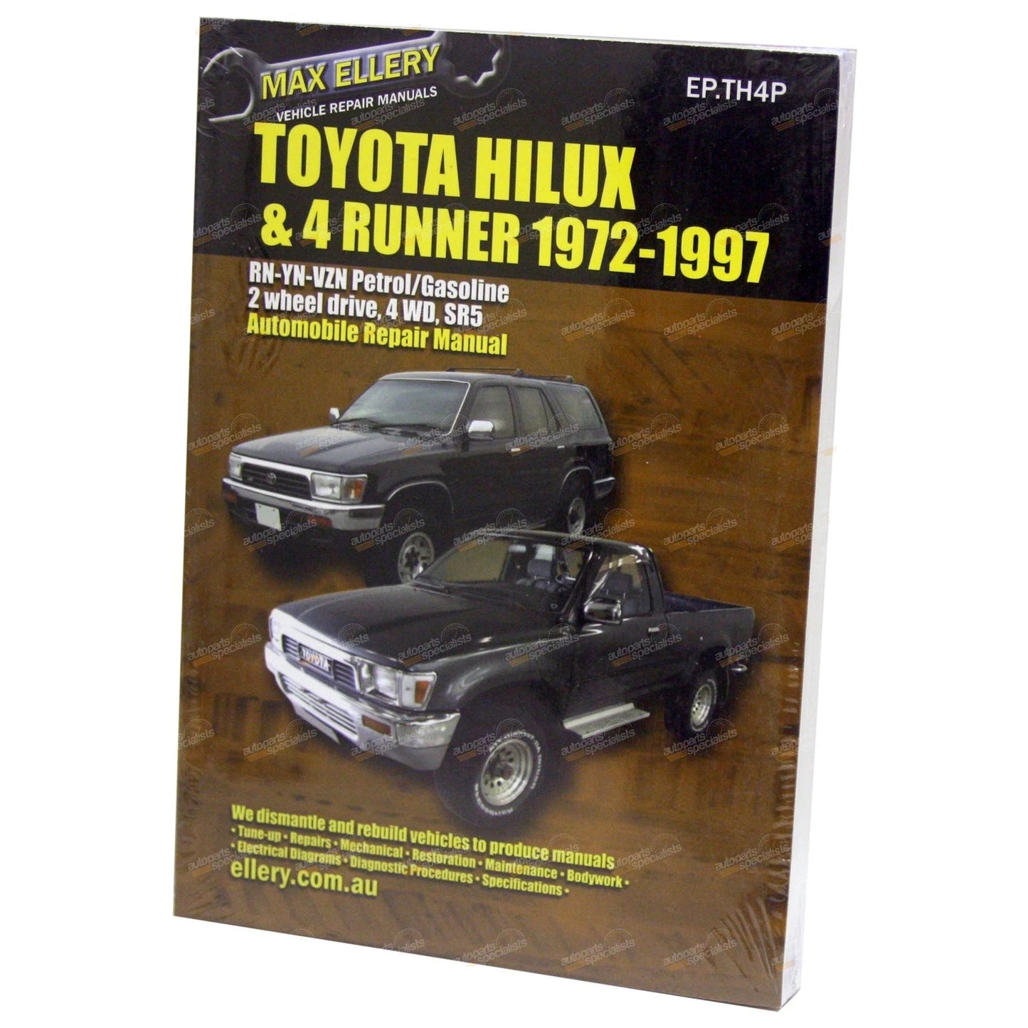 Workshop Manual for 4Runner Petrol (VZN130, RN130, YN60, YN63)