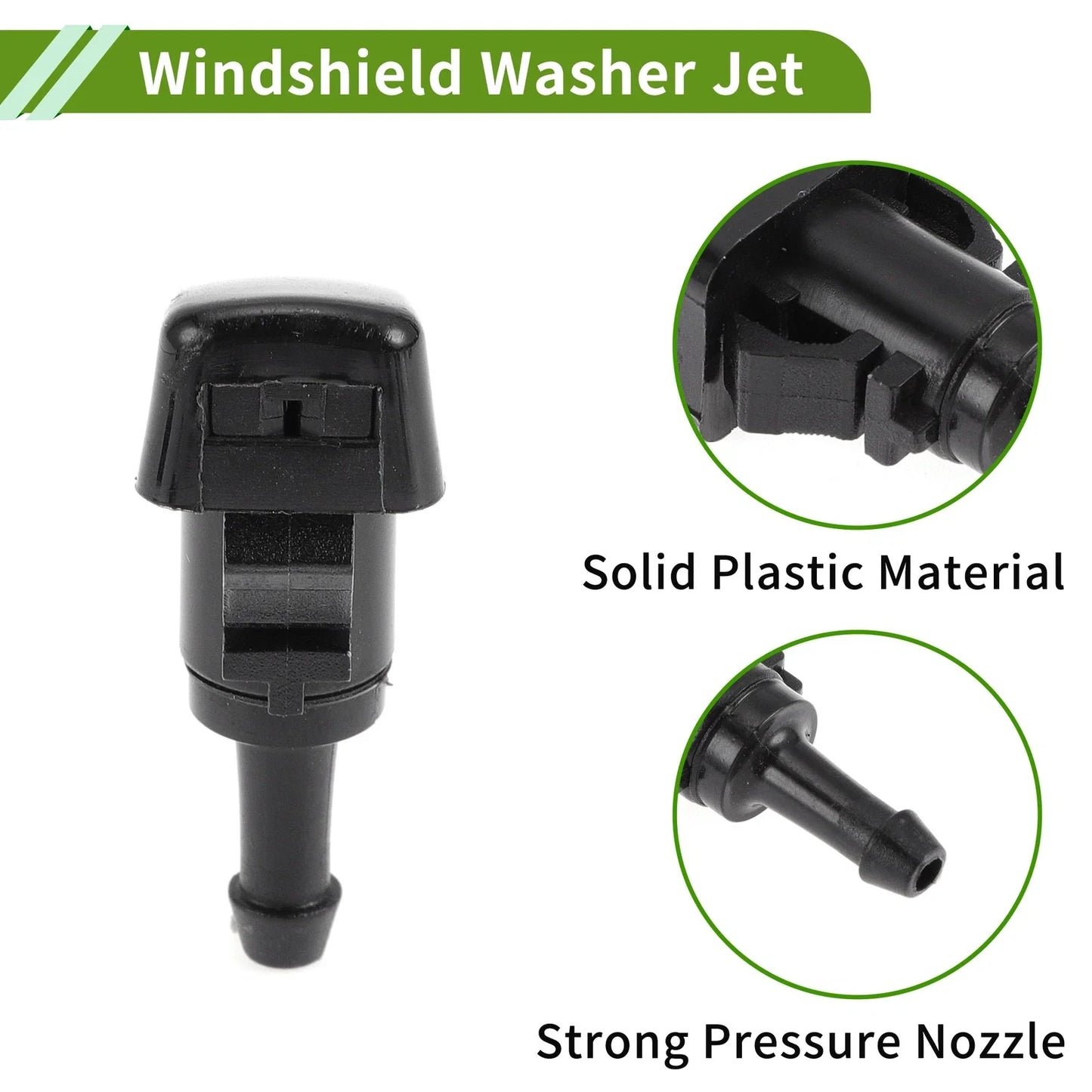 Windshield Washer Nozzle & Hose Connector for GMC