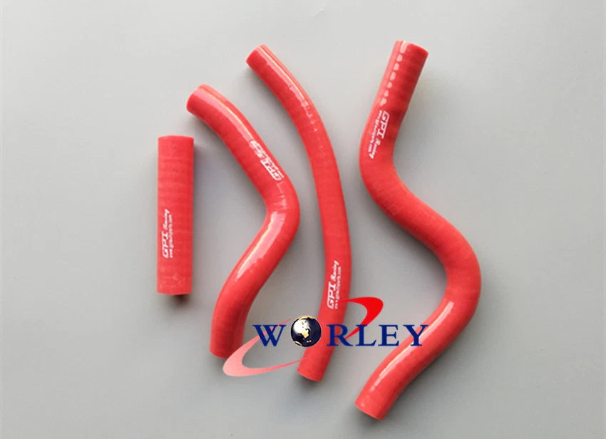 Silicone Radiator Hose for Suzuki RM250 (1992) - Red