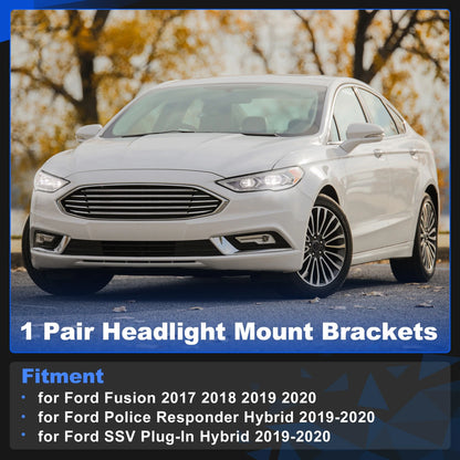 Headlight Mounting Brackets for Ford Fusion (2017–2020) HS7Z13A005B HS7Z13A004B