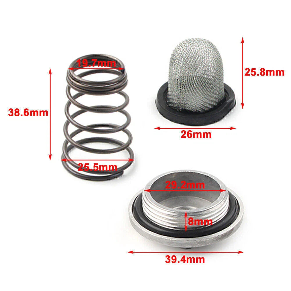 Scooter Drain Plug Oil Filter Set for GY6 150cc QMB139 (50-150)