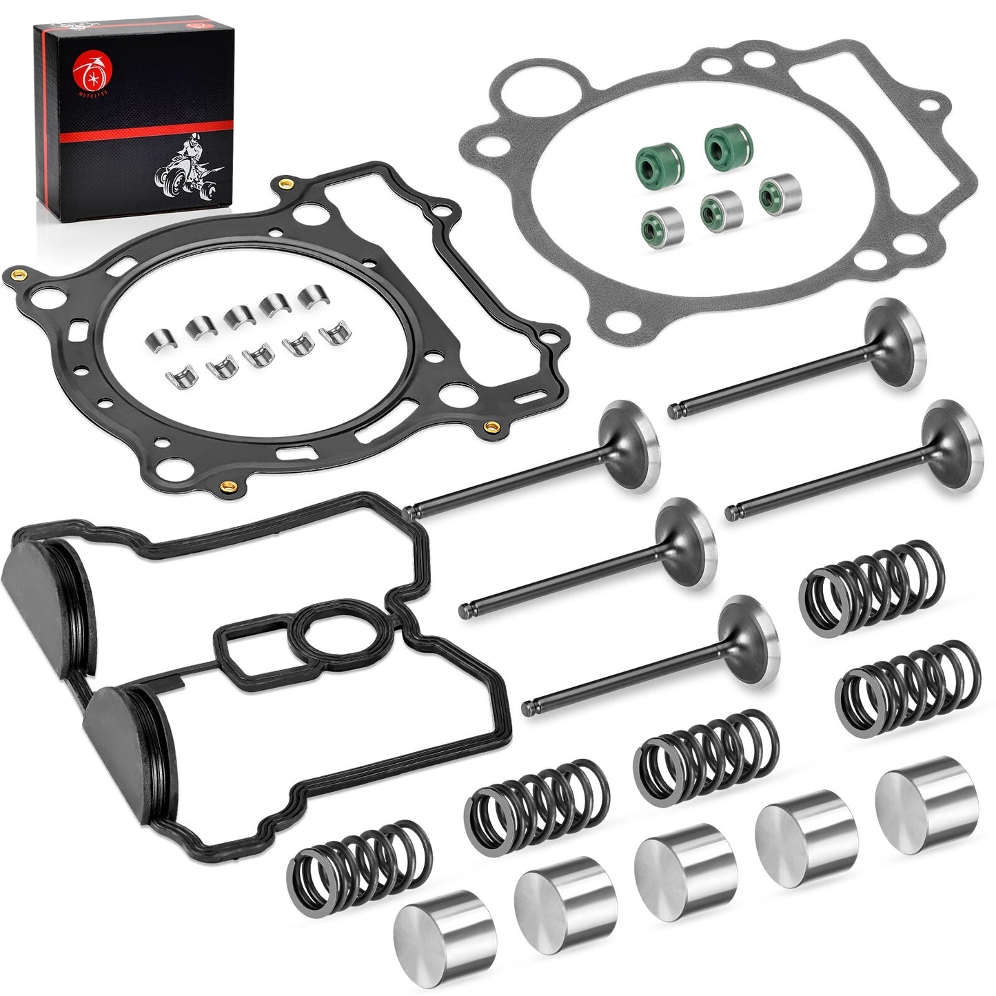 Intake Exhaust Valve Spring Gasket Kit for Yamaha WR450F YZ450F YFZ450 (2003–2009)
