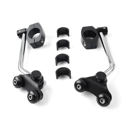 Universal Black Motorcycle Windshield Deflector