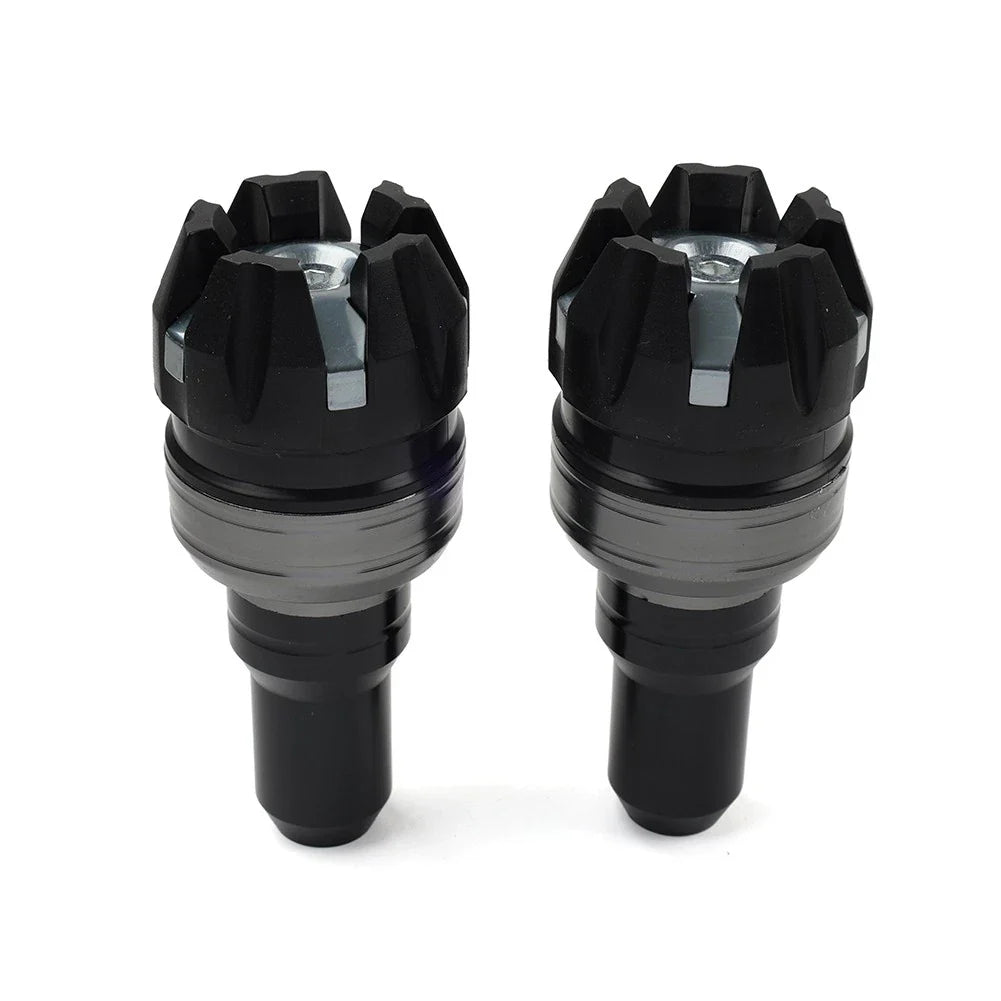 Universal Motorcycle Exhaust Frame Slider Bolt Anti Crash Protector - Grey