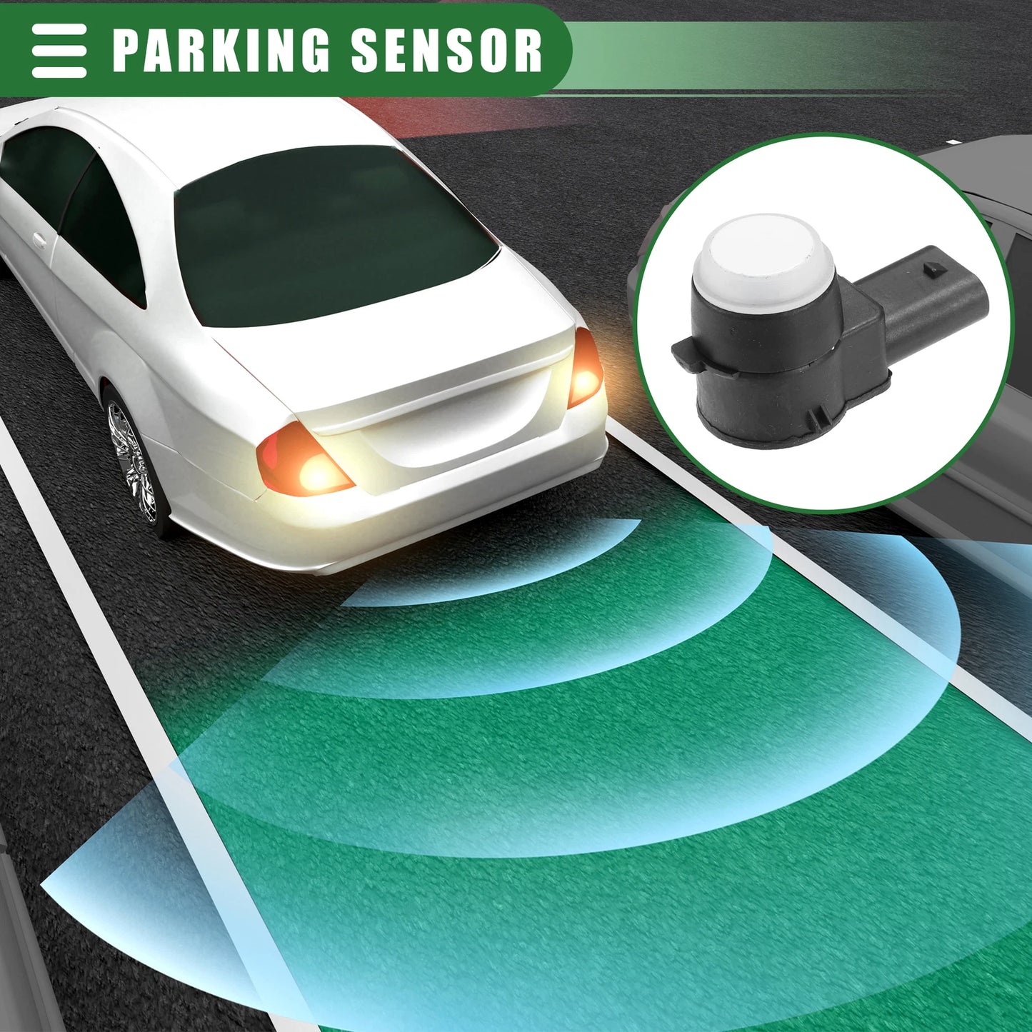 Bumper Reverse Parking Sensor for Mercedes-Benz C 250 (2012–2014) No.2125420018