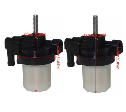 2 Fuel Filter Assemblies for Mercury 30HP 40HP 50HP 60HP
