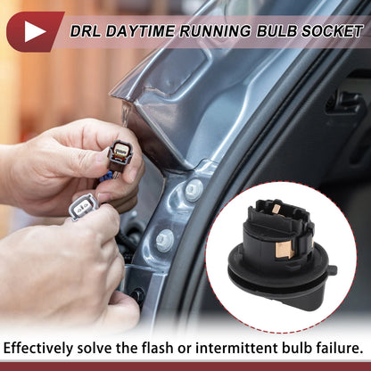 1 Pc DRL Day Running Light Socket for Vauxhall Corsa D (2011–2024) No. 95507733