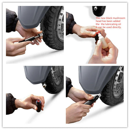 Tire Repair Kit - Mushroom Plug Probe Nozzle Tool for Universal Car Motorcycle