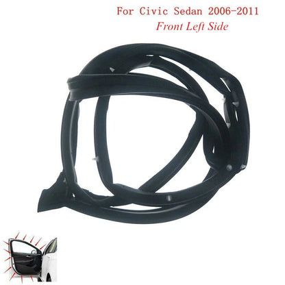 Front Left Door Weatherstrip Seal for Honda Civic Sedan (2006-2011)