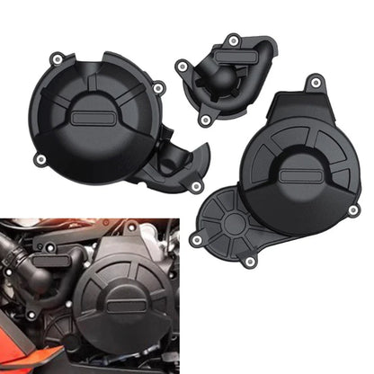 Black Engine Protection Cover for Aprilia RS660 Tuono 660 (2021-2023)