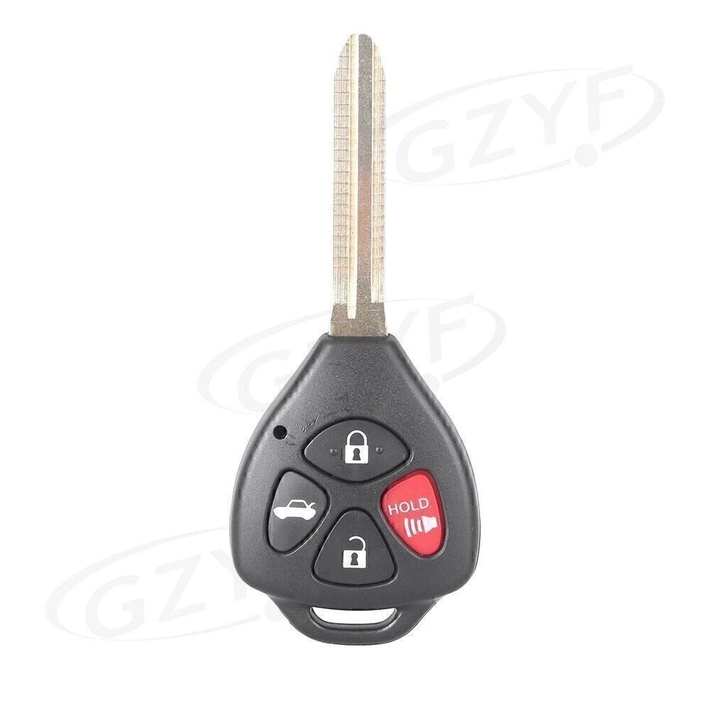 Set of 2 Remote Smart Key Fob Shell Covers for Toyota Avalon Corolla (2006–2010)