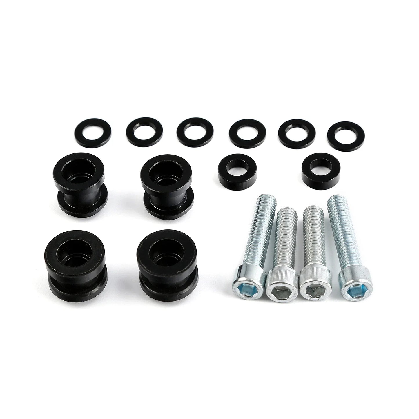 Black Docking Hardware Kit for Harley Softail Fat Boy Breakout (2018-2025)