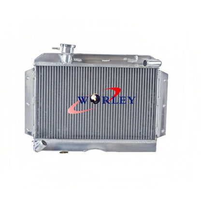 5-Row Aluminum Radiator with Fans for Rover MG MGA 1500/1600/1622 (1955–1962)