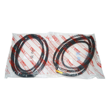 Rear Door Weatherstrip Pair for Toyota Corolla Sedan (1990–1997)