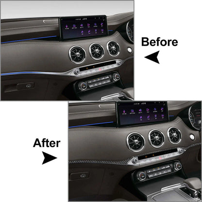 Dashboard Panel Cover Trim Strips for Kia Stinger (2018-2023) Black