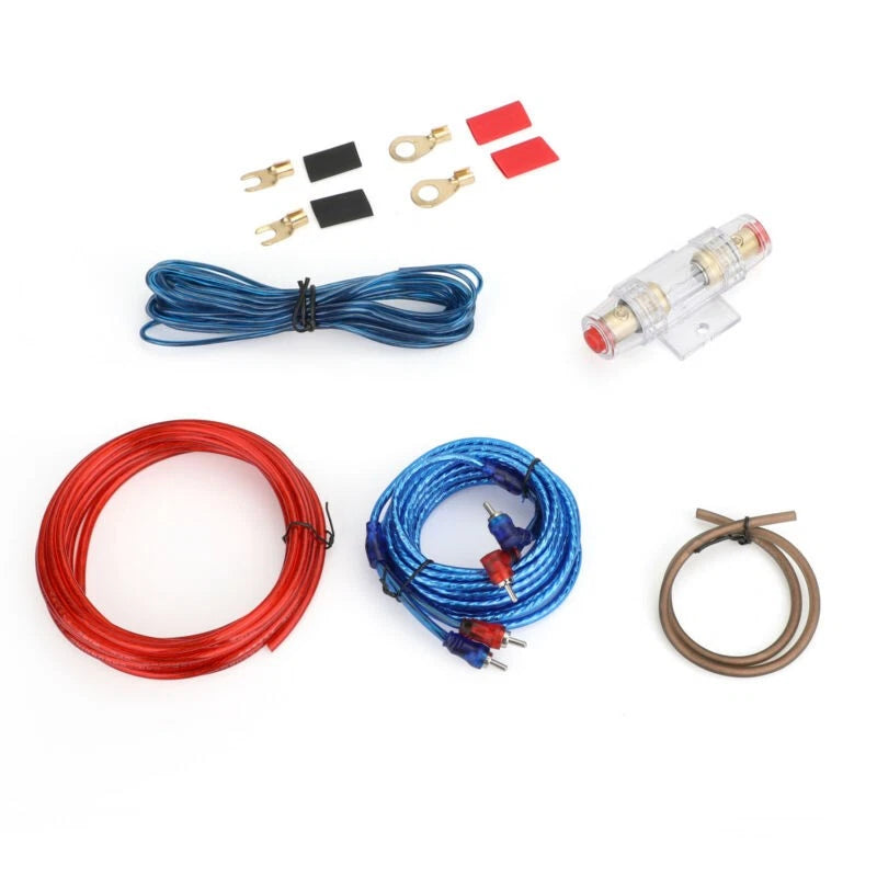 1500W 10 Gauge Amplifier Wiring Kit for Car Audio Systems (Fits Various Models)