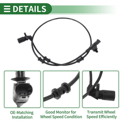ABS Wheel Speed Sensor No.A1635400717 for Mercedes-Benz ML430 (1998–2001)