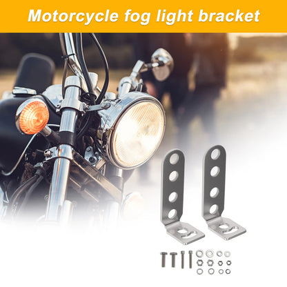 Set of 1 Light Bar Mounting Bracket for Motorcycle (Universal Fit)