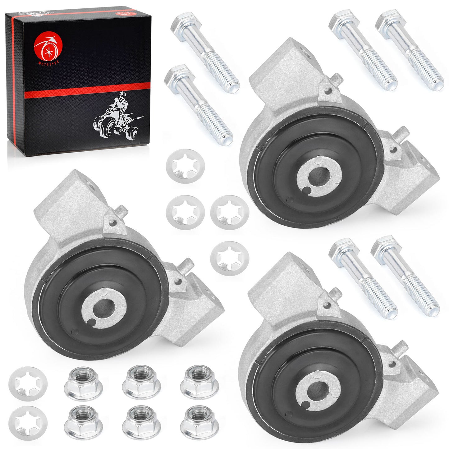 3 Pack Engine Mount Isolator for Polaris RZR Ranger General XP 1000 (2018–2023)
