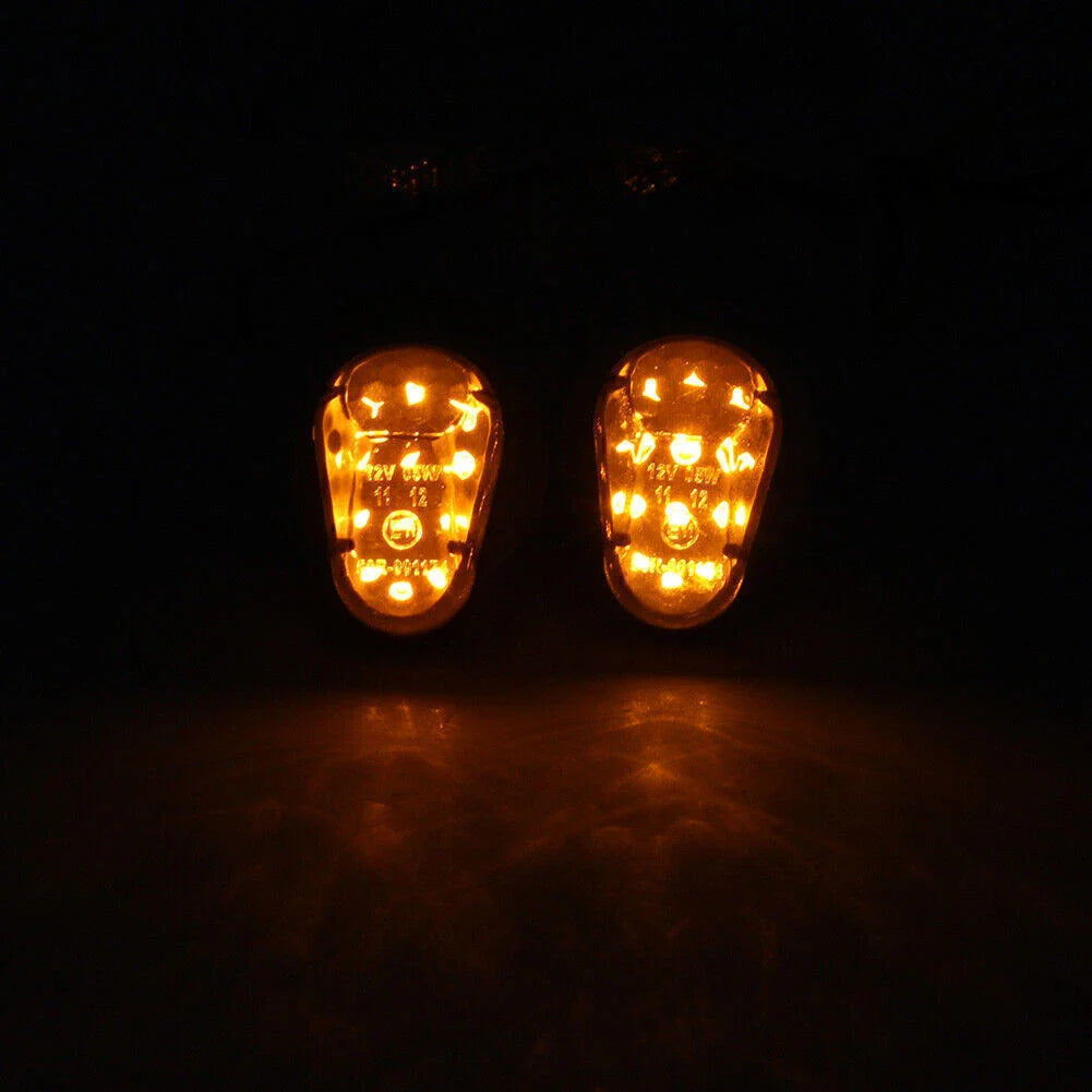 LED Amber Turn Signal Side Marker Lights  For Yamaha YZF-R1 R6 R6S