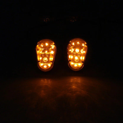 LED Amber Turn Signal Side Marker Lights  For Yamaha YZF-R1 R6 R6S