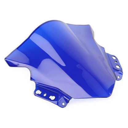 Double Bubble Windshield for Kawasaki Ninja 250SL (2014–2017) Blue