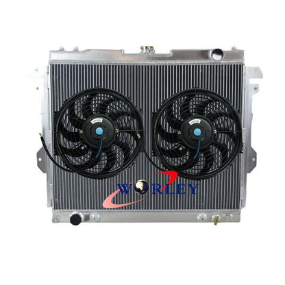 3 Row Aluminium Radiator with Fan for Toyota Hilux (2005–Present)