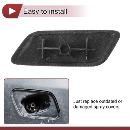 Front Right Washer Nozzle Cover for Lexus RX350 (2012-2014) - Black 1 x Cap