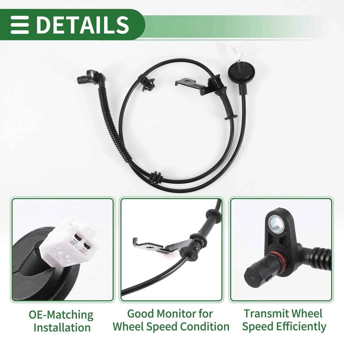 ABS Wheel Speed Sensor No. 956800U000 for Hyundai Verna (2010–2014)