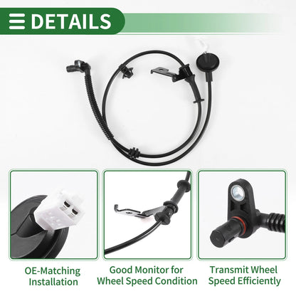 ABS Wheel Speed Sensor No. 956800U000 for Hyundai Verna (2010–2014)