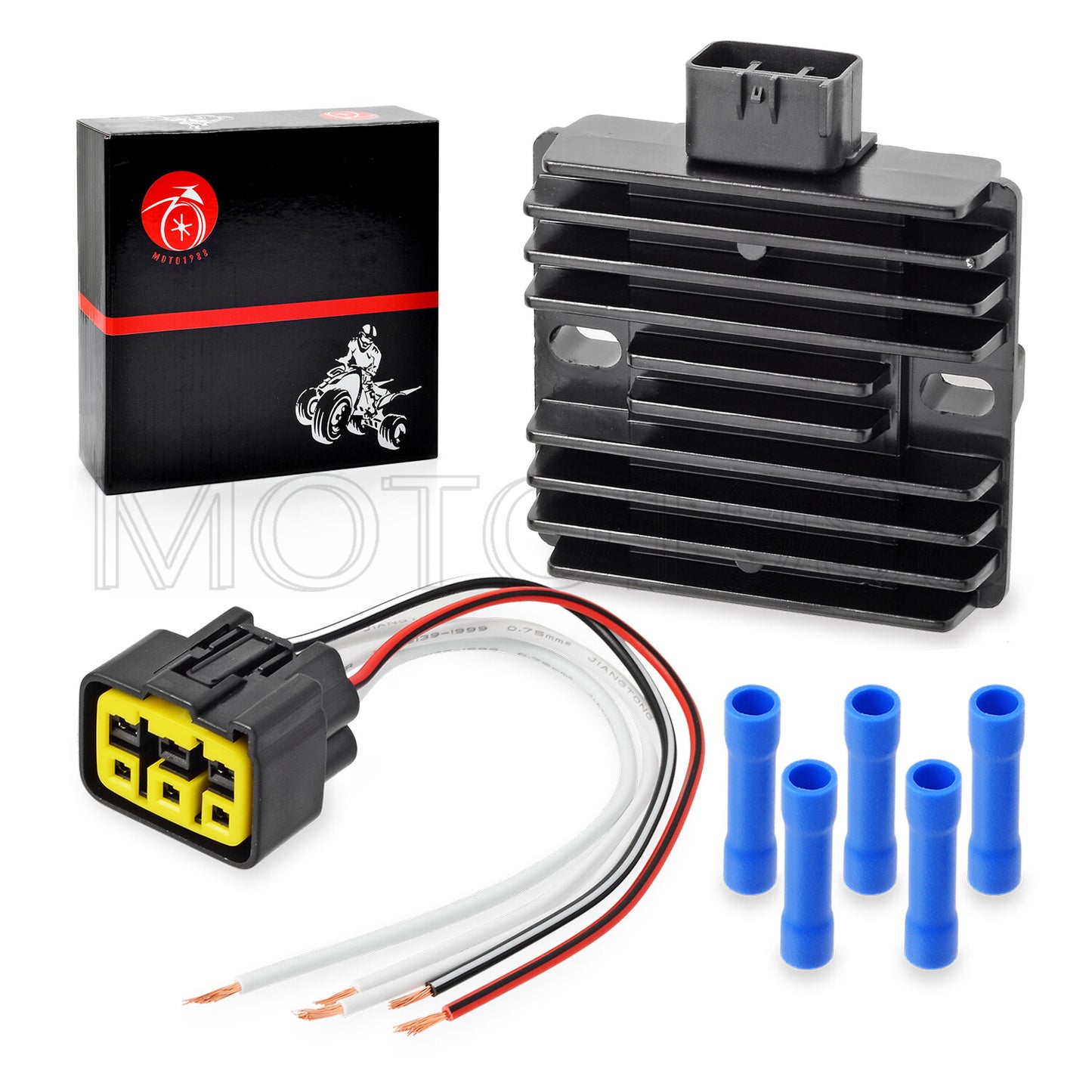 Rectifier & Plug Kit for Yamaha V-Star 650 1100 (1999–2009)