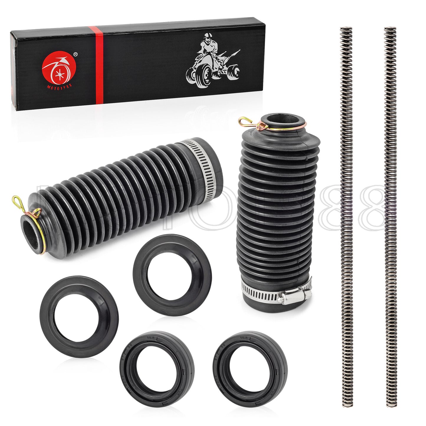 Front Fork Springs & Dust Seals for Honda XR100R CRF100F (2000–2023)