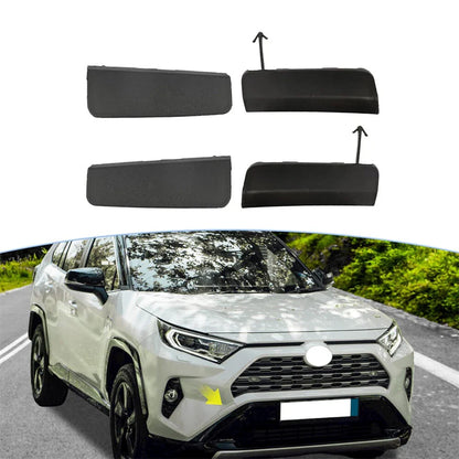 4 x Front Bumper Tow Hook Cover Caps for Toyota RAV4 (2019-2023)