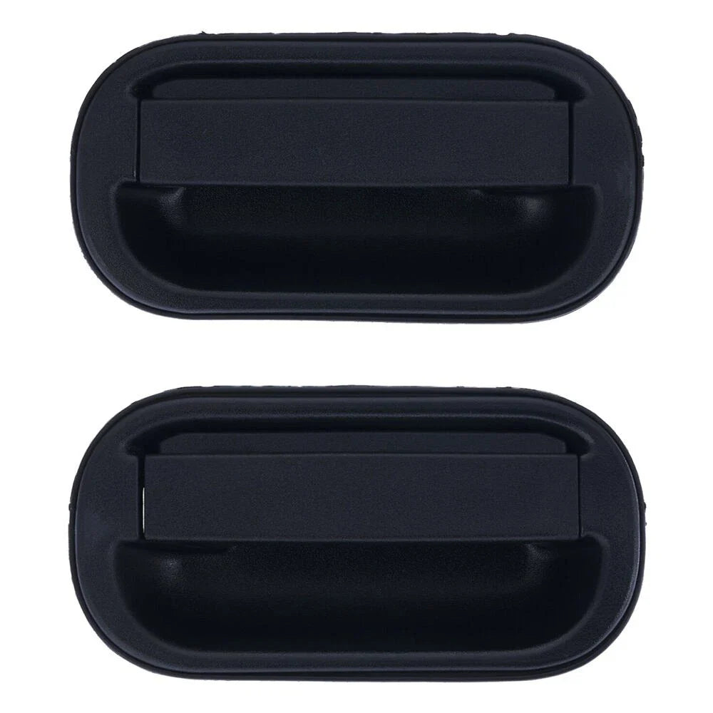 Door Handle Outer Set of 2 Black Front L+R for Mitsubishi Canter (1995–2005)