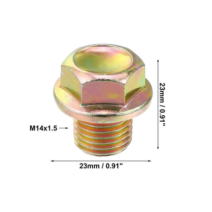 M14x1.5 Engine Oil Drain Plug Screw with Seal Ring for Honda Civic (2006-2011)