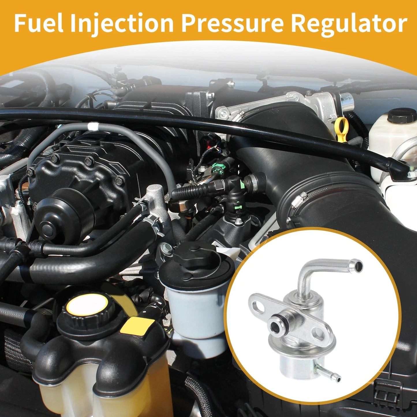 Fuel Pressure Regulator for Honda Accord (1985-1987) Metal 1 x Piece