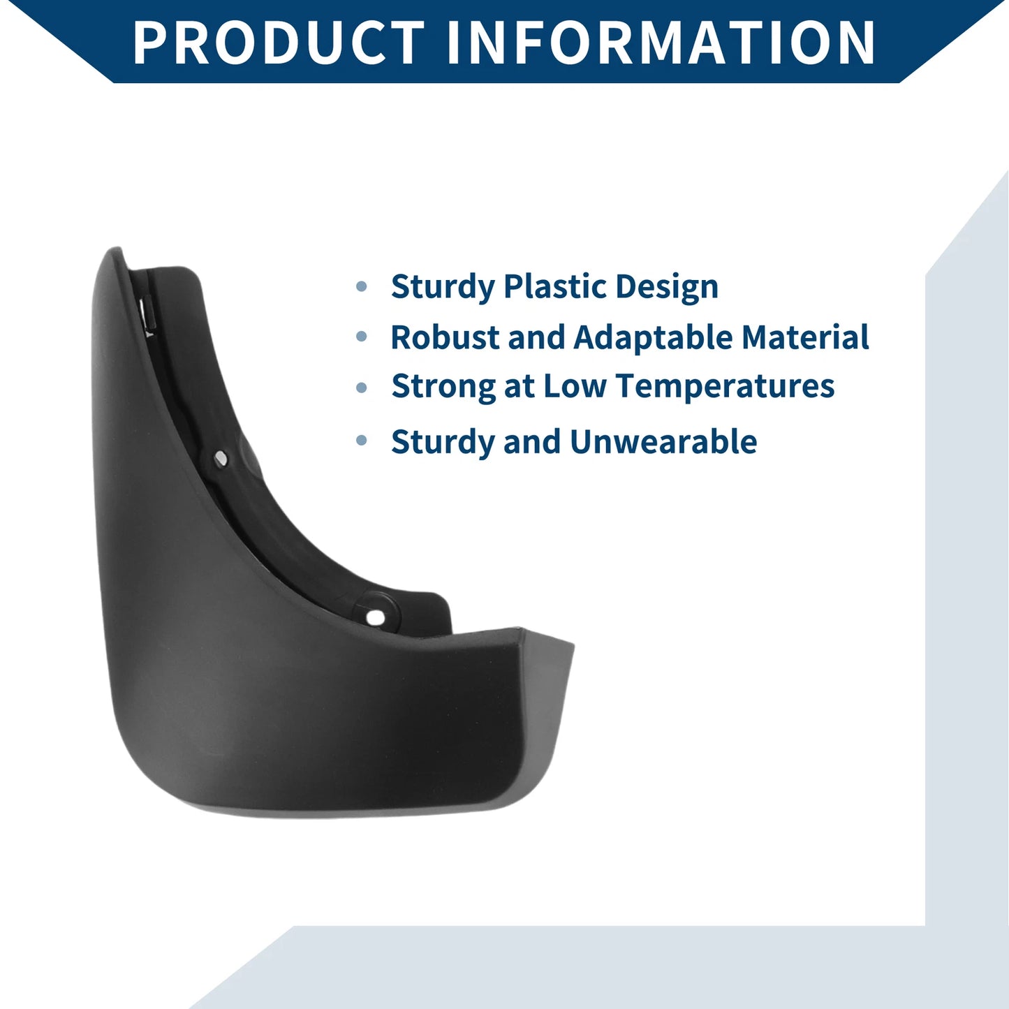 Set of 2 Mud Flaps Splash Guards for Land Rover Range Rover Evoque (2019–2023)