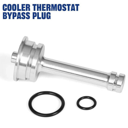 Thermostat Bypass Connector Aluminum for GM 6L80/6L90 Transmission Cooler