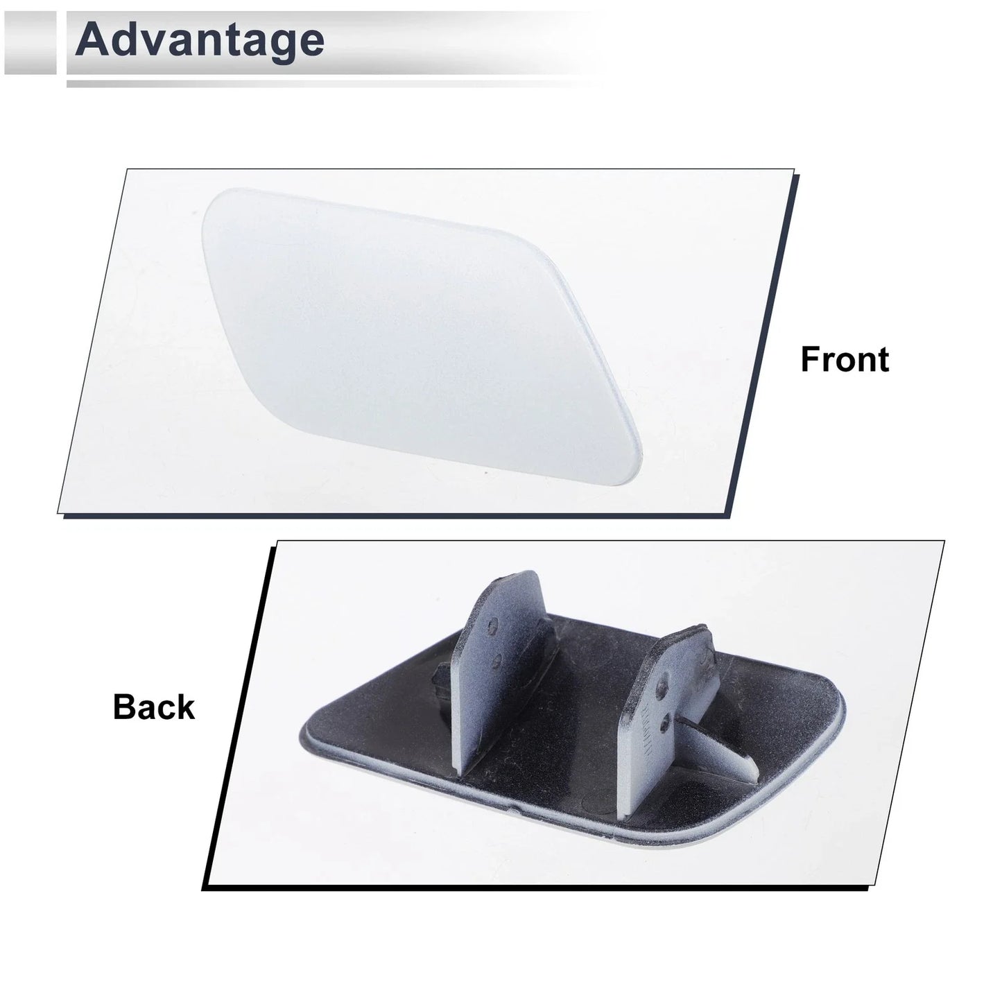 Front Right Side Bumper Headlight Washer Nozzle Cover Cap for BMW 740i