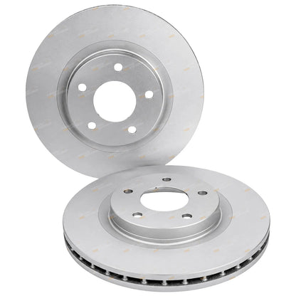 2 Front Disc Brake Rotors for Chrysler Sebring (2007–2010)